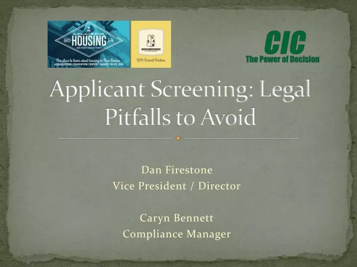 applicant screening legal pitfalls to avoid