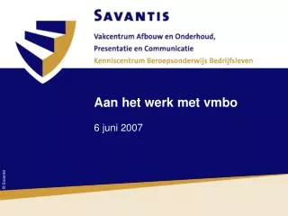 aan het werk met vmbo