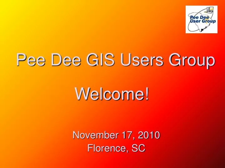 pee dee gis users group