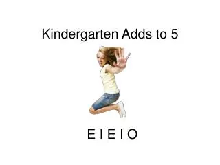 Kindergarten Adds to 5
