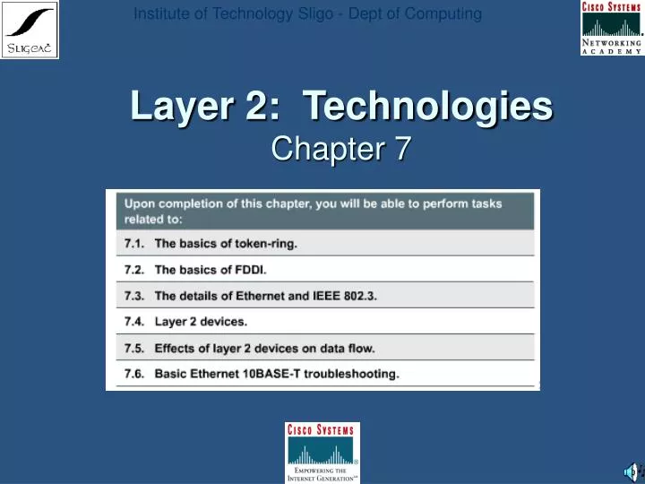 layer 2 technologies chapter 7
