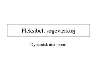 fleksibelt s gev rkt j