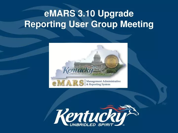 emars 3 10 upgrade reporting user group meeting