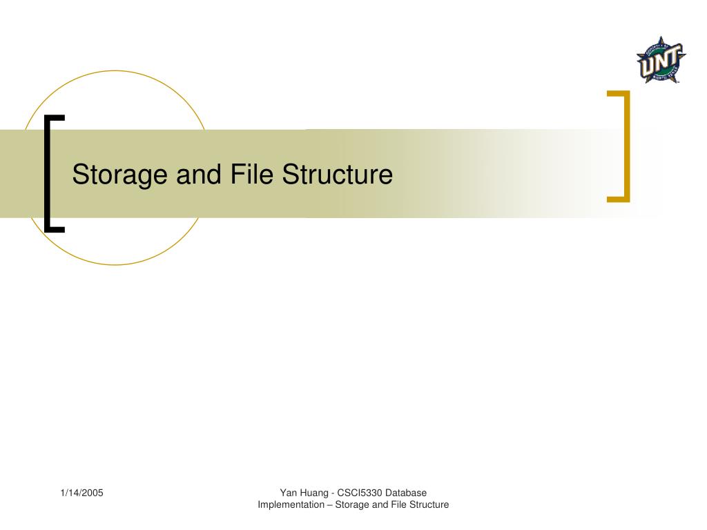 PPT - Storage and File Structure PowerPoint Presentation, free download ...