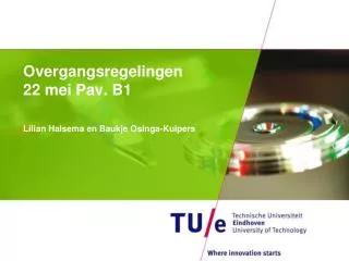 overgangsregelingen 22 mei pav b1