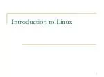 PPT - An Introduction to Linux PowerPoint Presentation, free download ...