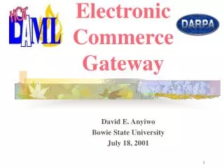 Hot DAML: Electronic Commerce Gateway
