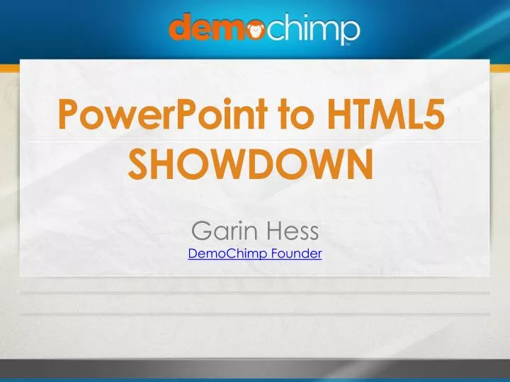 powerpoint to html5 showdown