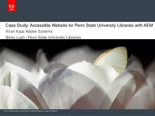 Case Study: Accessible Website for Penn State University Libraries with AEM