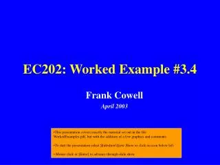 EC202: Worked Example #3.4