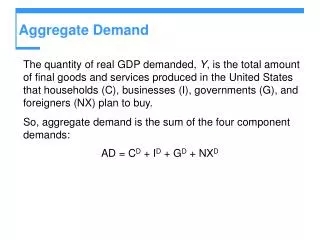 aggregate demand