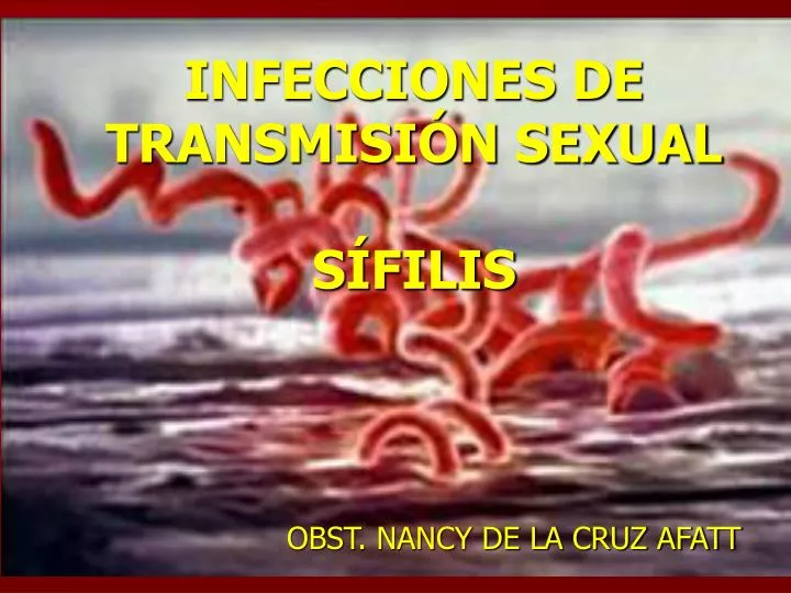 infecciones de transmisi n sexual s filis