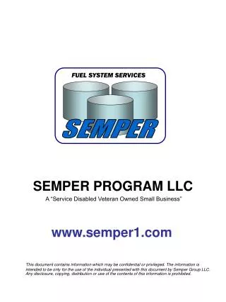 SEMPER PROGRAM LLC