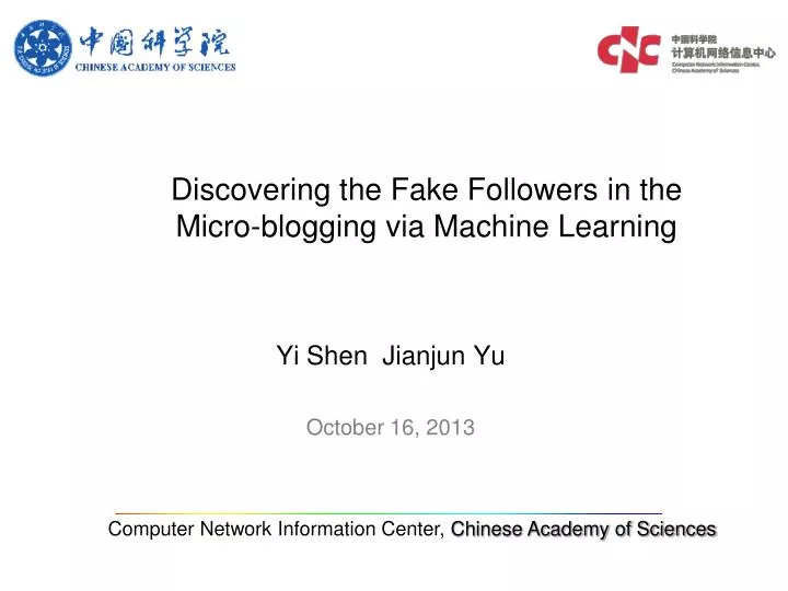discovering the fake followers in the micro blogging via machine learning