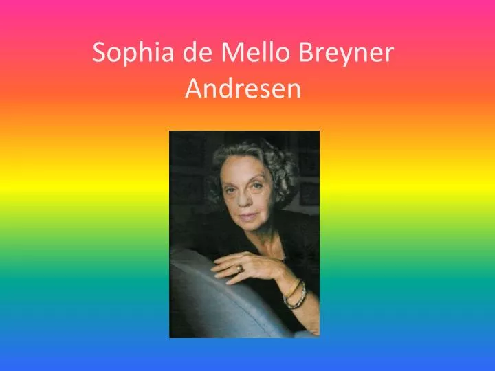 sophia de mello breyner andresen