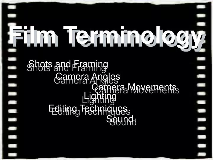 film terminology