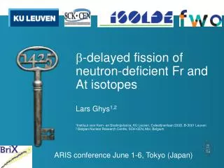 ARIS conference June 1-6, Tokyo (Japan)
