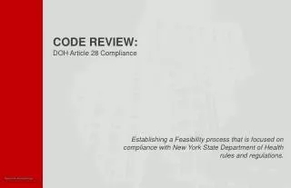 CODE REVIEW: DOH Article 28 Compliance