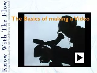 the basics of making a video