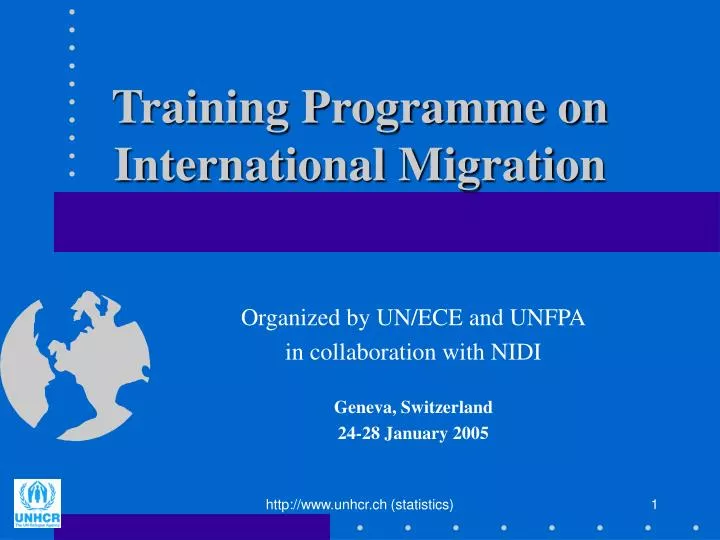 training programme on international migration