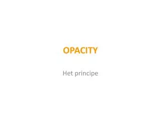 opacity
