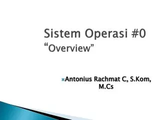 antonius rachmat c s kom m cs