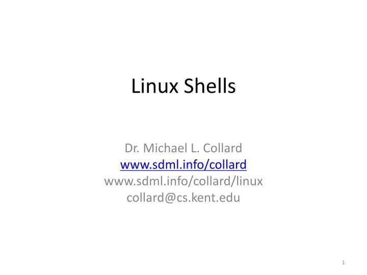 linux shells