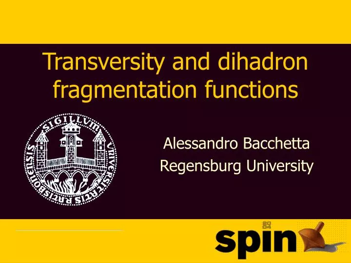 transversity and dihadron fragmentation functions
