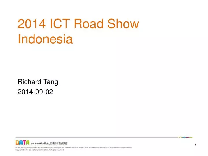 2014 ict road show indonesia