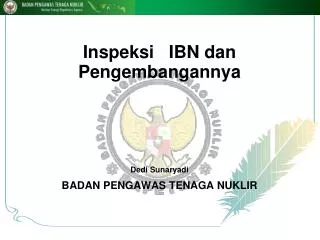 inspeksi ibn dan pengembangannya
