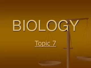 BIOLOGY