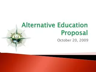 Alternative Education Proposal