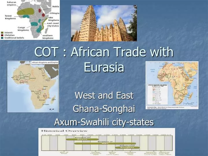 cot african trade with eurasia