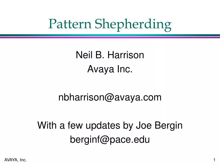 pattern shepherding