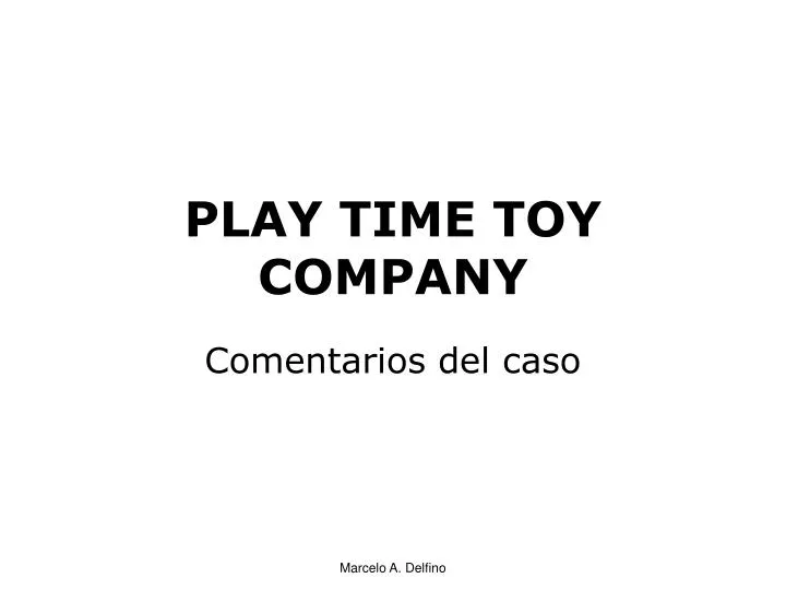 play time toy company
