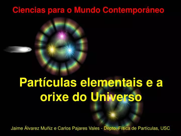part culas elementais e a orixe do universo