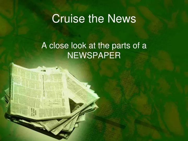 cruise the news