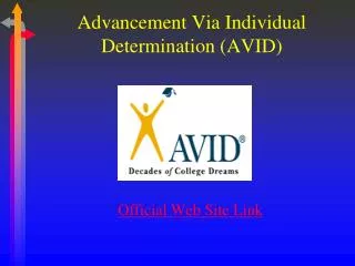Advancement Via Individual Determination (AVID)