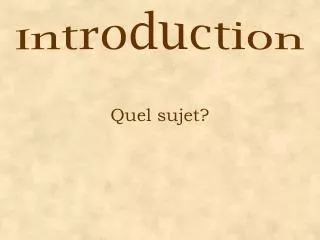 introduction