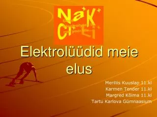 elektrol did meie elus