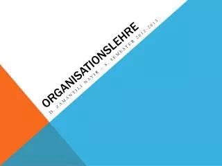 organisationslehre