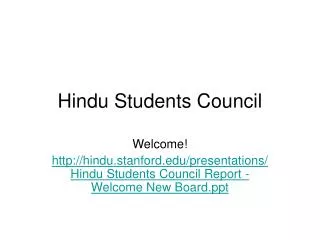 Hindu Students Council