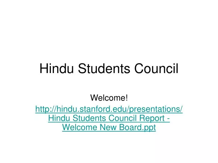 hindu students council