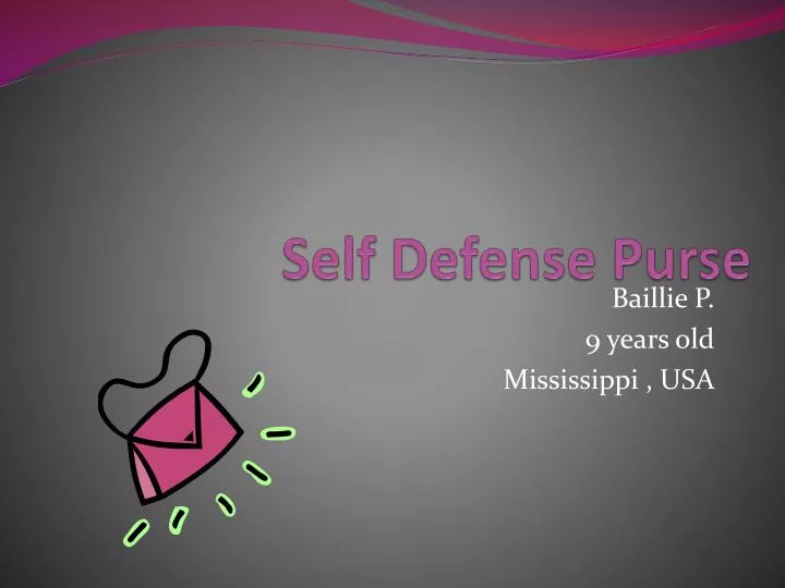 self defense purse