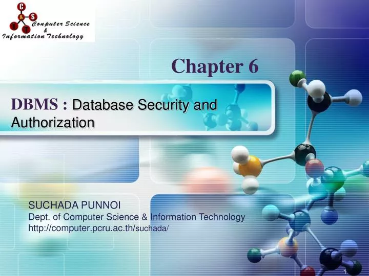 dbms database security and authorization