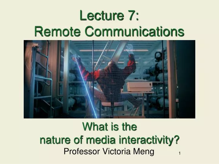 lecture 7 remote communications