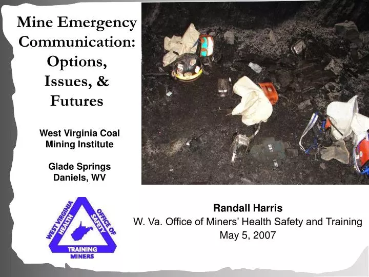 mine emergency communication options issues futures