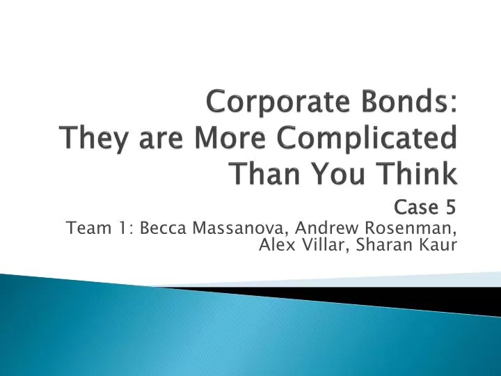 corporate bonds they are more complicated than you think