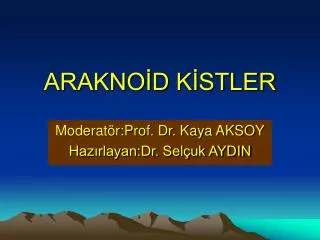 arakno d k stler