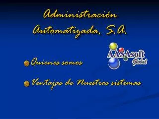 administraci n automatizada s a